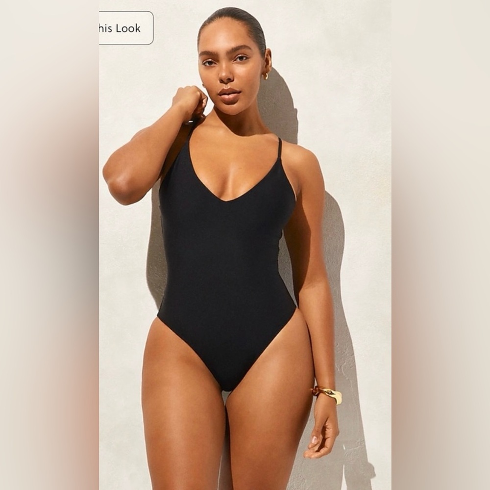 NWT J. Crew Black One-Piece Swimsuit